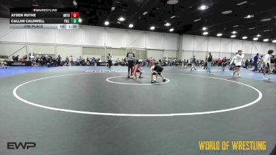 95 lbs 5th Place - Ayden Ruthe, Untouchables 14U Black vs Callan Caldwell, Full Circle 14U