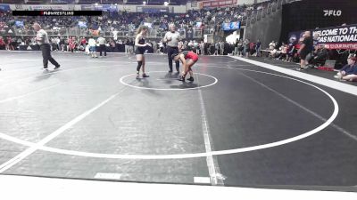 116.4-123.4 lbs Round Of 32 - Wah May Paw, Lincoln High Girls Wrestling vs Autumn Wilson, East Kansas Ragles