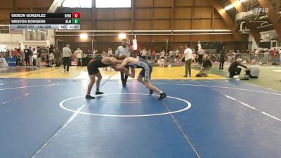 145 lbs Quarterfinal - Gideon Gonzalez, Bergen Catholic vs Weston Borgers, Blair Academy