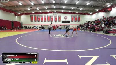 165 lbs Cons. Round 4 - Conor Boyle, Lassen vs Matthew York, Rio Hondo