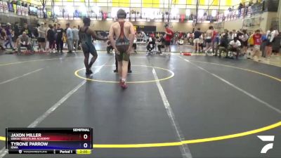 160 lbs Semifinal - Jaxon Miller, Ubasa Wrestling Academy vs Tyrone Parrow, Iowa