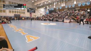 106 lbs 3rd Place Match - Reginald Ferdinand, Laurel H S vs Julian Phillips, William Penn H.S.