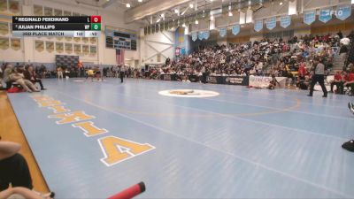 106 lbs 3rd Place Match - Reginald Ferdinand, Laurel H S vs Julian Phillips, William Penn H.S.