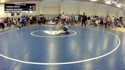 120 lbs Cons. Round 3 - Matson Chaltraw, Smithfield Youth Wrestling vs Carson Fulton, Nova WC