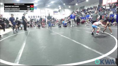 46 lbs Consolation - Jericho Williams, Powerhouse Gold vs Gavino Camarillo, Clinton Youth Wrestling