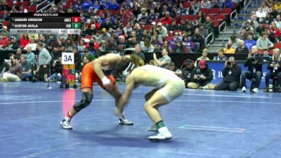 3A-150 lbs 1st Place Match - Jabari Hinson, Ames vs Justin Avila, Iowa City, West