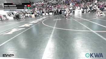 70-75 lbs Rr Rnd 2 - Emily Tarwater, Eufaula Ironheads Wrestling Club vs Khloe Weisinger, Wyandotte Youth Wrestling