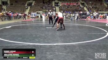 220 lbs Cons. Round 2 - Bobby Hosae, Thomasville HS vs Benjamin Reinke, Bayshore Christian School