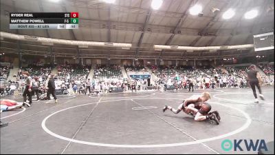67 lbs Quarterfinal - Ryder Real, Sallisaw Takedown Club vs Matthew Powell, F-5 Grappling