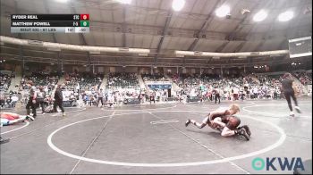 67 lbs Quarterfinal - Ryder Real, Sallisaw Takedown Club vs Matthew Powell, F-5 Grappling