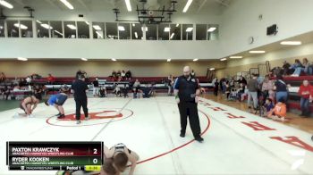 77 lbs Round 3 - Ryder Kooken, Anacortes Hawkeyes Wrestling Club vs Paxton Krawczyk, Anacortes Hawkeyes Wrestling Club