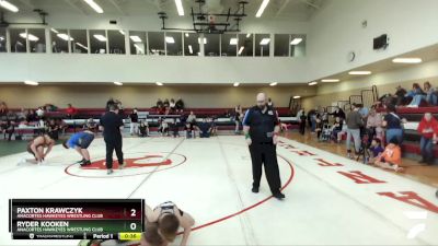 77 lbs Round 3 - Ryder Kooken, Anacortes Hawkeyes Wrestling Club vs Paxton Krawczyk, Anacortes Hawkeyes Wrestling Club