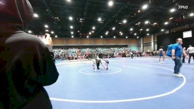 37-40 lbs Round 3 - Louie Costella, Carson Bulldog Wrestling Club vs Clace DeBraga, Fallon Outlaws WC