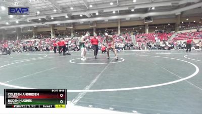 175 lbs Champ. Round 1 - Colesen Andresen, Columbus vs Boden Hughes, Linn County