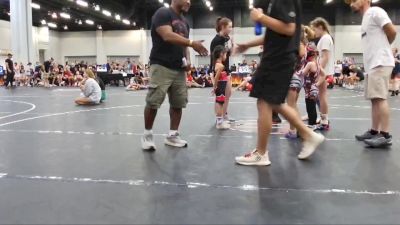 45 lbs Round 1 (10 Team) - Huntlie Wall, GA United vs Delilah Dawson, MF Angels