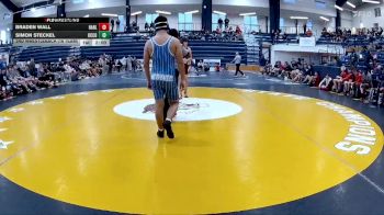 190 lbs 2nd Wrestleback (16 Team) - Simon Steckel, Oconee County vs Braden Wall, Harlem