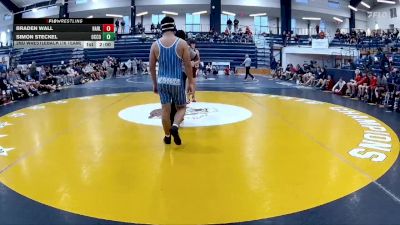 190 lbs 2nd Wrestleback (16 Team) - Simon Steckel, Oconee County vs Braden Wall, Harlem