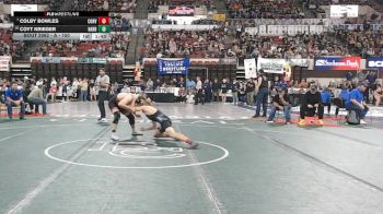 A - 150 lbs Champ. Round 1 - Colby Bowles, Corvallis vs Coyt Krieger, Hardin