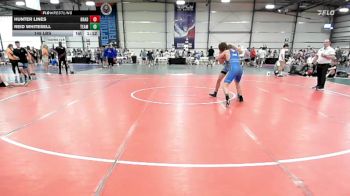 145 lbs Rr Rnd 3 - Hunter Lines, Brady Strong vs Reid Whitesell, Team RJN