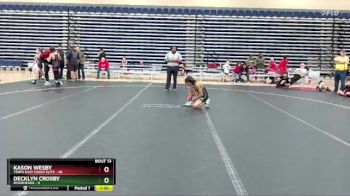 84 lbs Round 5 (6 Team) - Kason Wesby, Terps East Coast Elite vs Decklyn Crosby, Riverheads