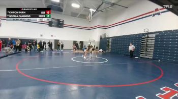 140 lbs 7th Place Match - Chisom Dijeh, Allen Blue vs Sophia Camargo, Frisco Memorial