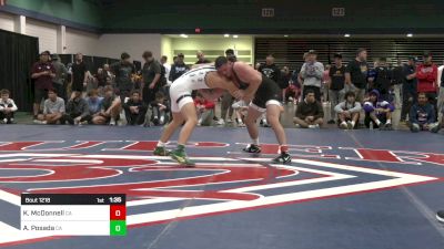 215 lbs Semifinal - Khale McDonnell, CA vs Angelo Posada, CA