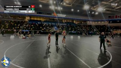 120 lbs Quarterfinal - Gabriell Price, Omaha Westside Girls vs Devlynn Albrecht, Milton