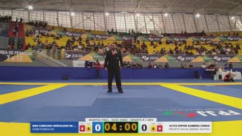 ALYCE SOPHIE ALMEIDA CUNHA vs ANA CAROLINA HERCULANO DE PAULA 2026 FPJJ Circuito Paulista GI Etapa 3