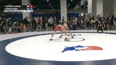 60 kg Cons. Sub-rd Of 32 - Drayger Cloward, Uintah Wrestling vs Roman Jaimes, Arizona