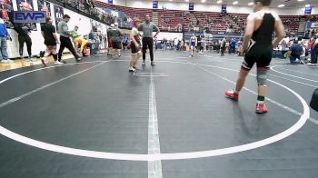 90 lbs Quarterfinal - Grayson Moss, RWC vs Barrett Johnson, Pauls Valley Panther Pinners