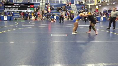 190 lbs Consy 5 - DeOnna Chatfield, Erie High vs Giana Wingfield, Canon-McMillan