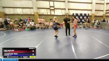 130 lbs Round 2 (10 Team) - Makenzee Neal, Montana vs Nia Hagler, Utah 2