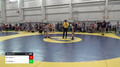 70-M lbs Round Of 16 - Maddox Iman, WV vs Daniel Kinley, OH