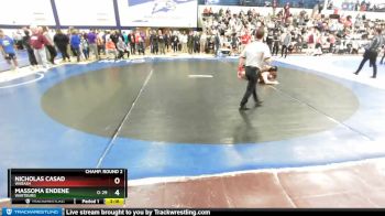 197 lbs Champ. Round 2 - Massoma Endene, Wartburg vs Nicholas Casad, Wabash