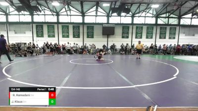 134-146 lbs Quarterfinal - Ron Ramadani, DeKalb WC vs Jaxon Klaus, Eureka High School