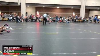 85 lbs Champ. Round 1 - Gavin Sours, Irish Pride vs River Chamberlain, Unattached