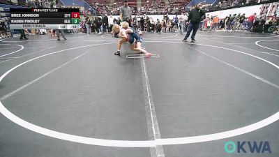 64 lbs Semifinal - Bree Johnson, Standfast vs Kaden Findley, Blue Devil Wrestling