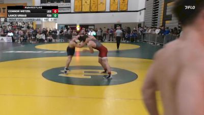 174Red lbs Rr Rnd 3 - Connor Wetzel, Lock Haven vs Lance Urbas, Penn
