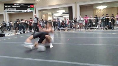 113 lbs Round Of 32 - Michael Santiago, Elite WC Hawaii vs Jax Campbell, Lawc
