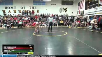 113 lbs Round 5 - Easton Krall, Wapsie Valley vs Bo Wangsness, South Winneshiek