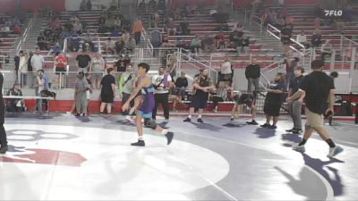 100 lbs Cons. Round 3 - David Sawyer, Ohio Greco Boys & Girls vs Carlo Difalco, The Wrestling Academy
