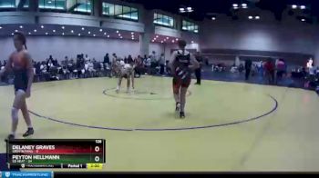 126 lbs Champ Round 1 (16 Team) - Delaney Graves, Griffin Fang vs Peyton Hellmann, SD Heat