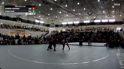 215 lbs 2nd Wrestleback (16 Team) - Owen Kler, St Pius X School vs Gabriel Nazario, Perry