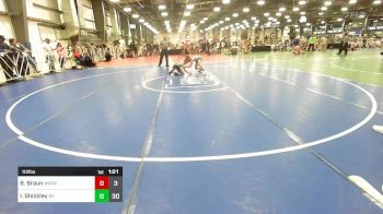 112 lbs Rr Rnd 1 - Boston Braun, Warner Elite vs Izaya Shickley, Buffalo Valley Black