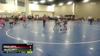 138 lbs Round 3 (16 Team) - Kholby Armijo, Team Michigan Blue - DEV vs William Christy, Team STL White