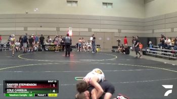 105 lbs Finals (8 Team) - Sawyer Stephenson, Lowell WC vs Cole Caniglia, Aggression Legionaries