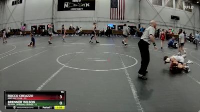 76 lbs Placement (4 Team) - Brenner Wilson, Revival Uprising Orange vs Rocco Creazzo, Grit Mat Club