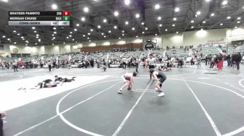 88 lbs Consolation - Brayden Paminto, Spring Hills WC vs Morgan Cruise, Rocklin Rampage