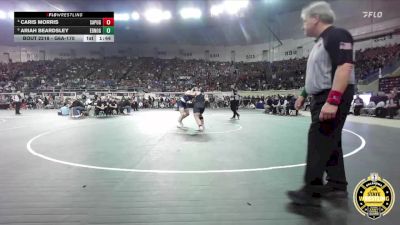 G6A-170 lbs Quarterfinal - Ariah Beardsley, EDMOND NORTH-Girls vs Caris Morris, Sapulpa-Girls