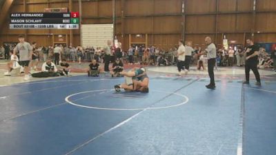 125B lbs Rr Rnd 5 - Alex Hernandez, Barn Brothers vs Mason Schlaht, Monster Garage